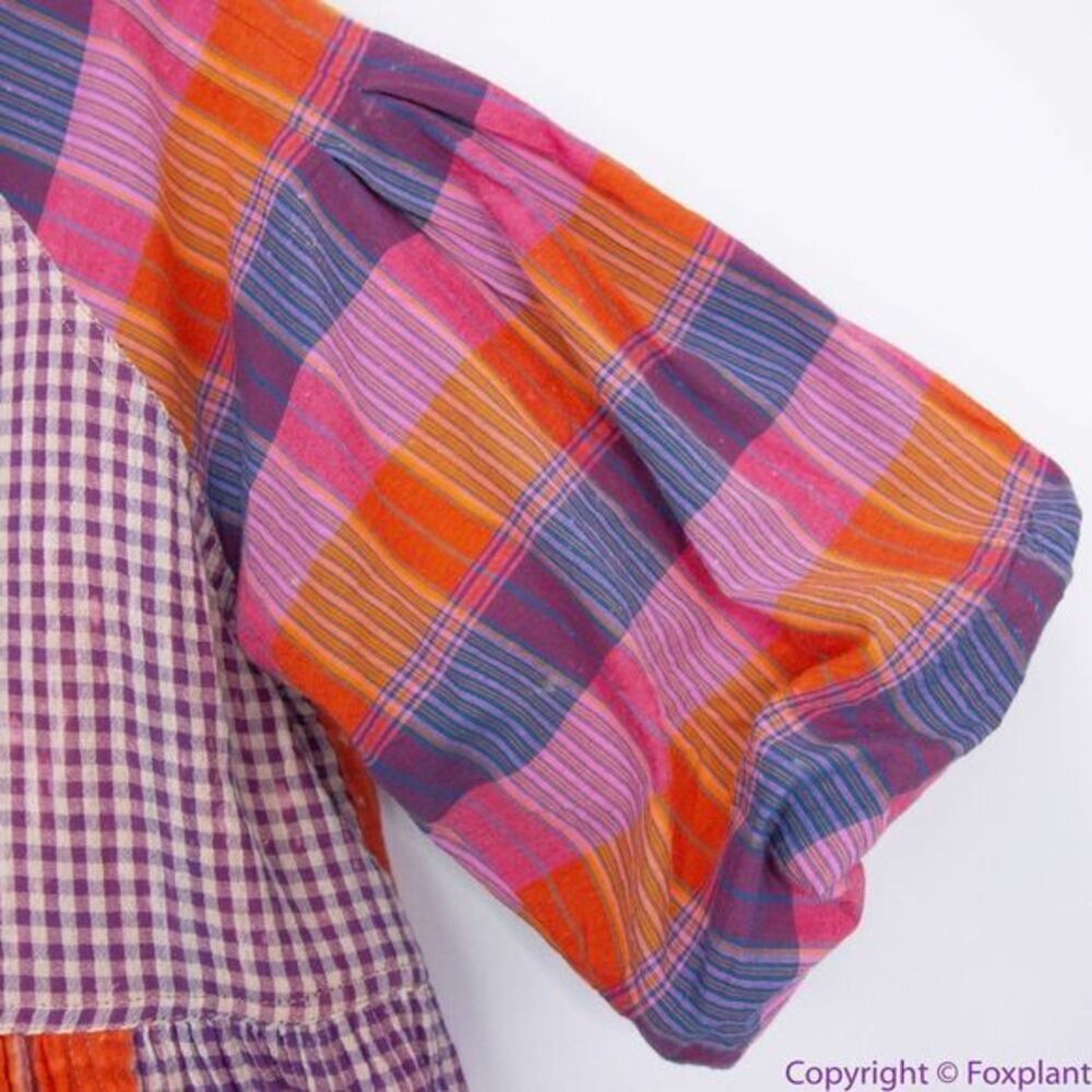 NEW Free People Moon Bay Mixed Plaid Top, XS - Picture 9 of 16